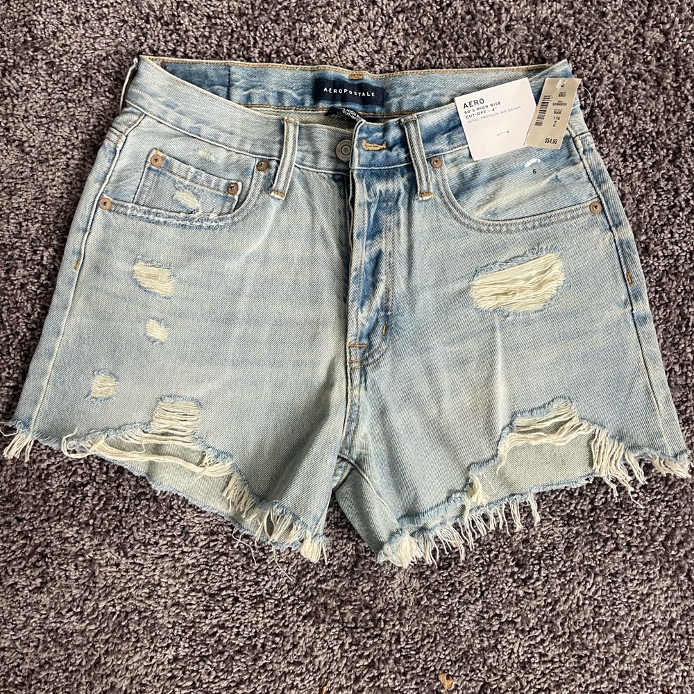 NWT 90s high rise denim shorts